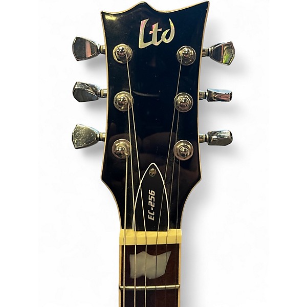 Used ESP LTD EC256FM Trans Purple Solid Body Electric Guitar