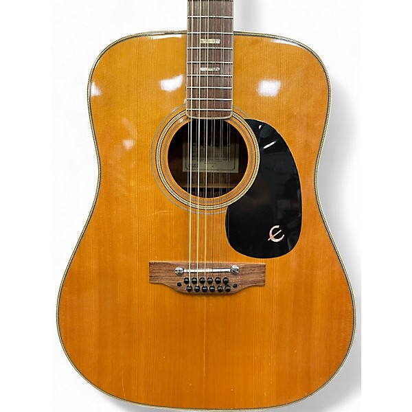 Vintage 1970s Epiphone FT165 Natural 12 String Acoustic Guitar