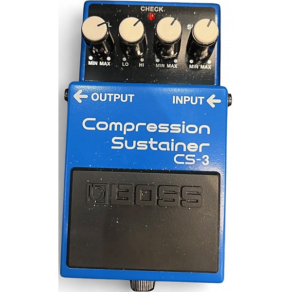 Used BOSS CS3 Compressor Sustainer Effect Pedal