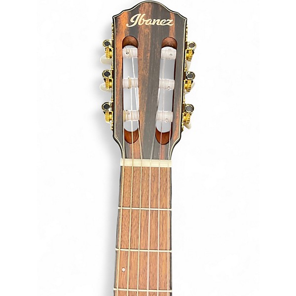 Used Ibanez FRH10N Gunmetal Gray Classical Acoustic Electric Guitar