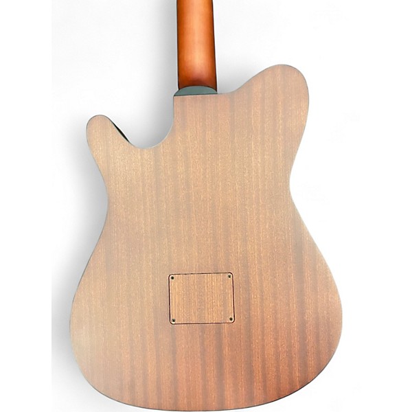 Used Ibanez FRH10N Gunmetal Gray Classical Acoustic Electric Guitar