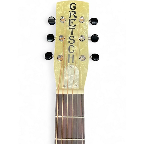 Used Gretsch Drums G9201 Silver Resonator Guitar