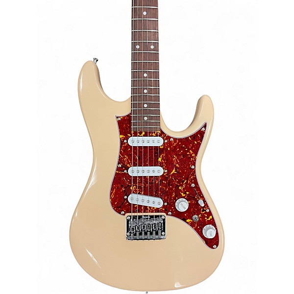 Used Ibanez AZES31 Cream Solid Body Electric Guitar