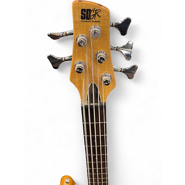 Used Ibanez SRX705 5 String Natural Electric Bass Guitar