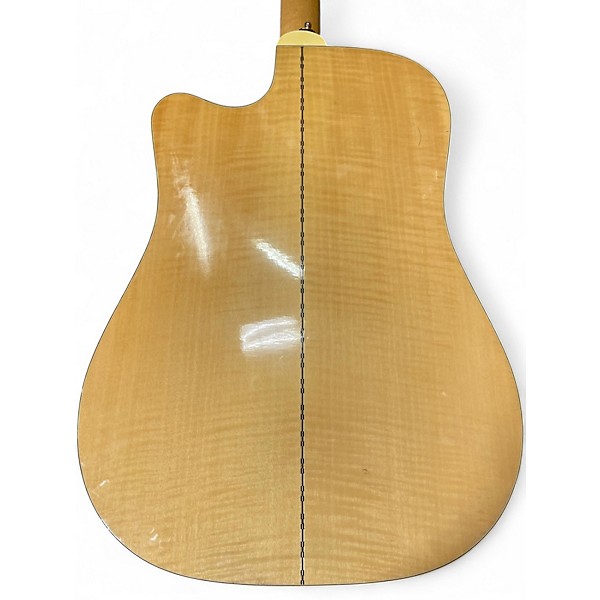 Used Takamine EF350MC Natural Acoustic Electric Guitar