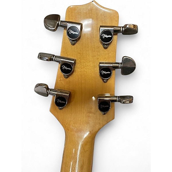 Used Takamine EF350MC Natural Acoustic Electric Guitar