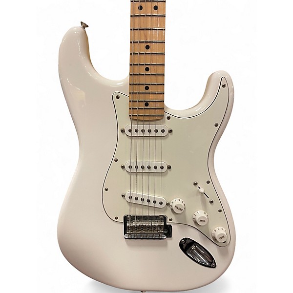 Used Fender Player Stratocaster WHITE Solid Body Electric Guitar