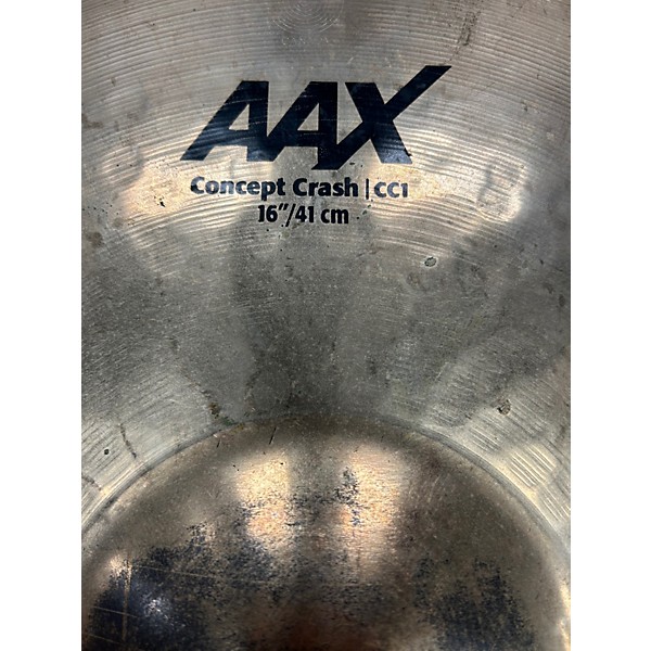 Used SABIAN 16in AAX CONCEPT CRASH Cymbal