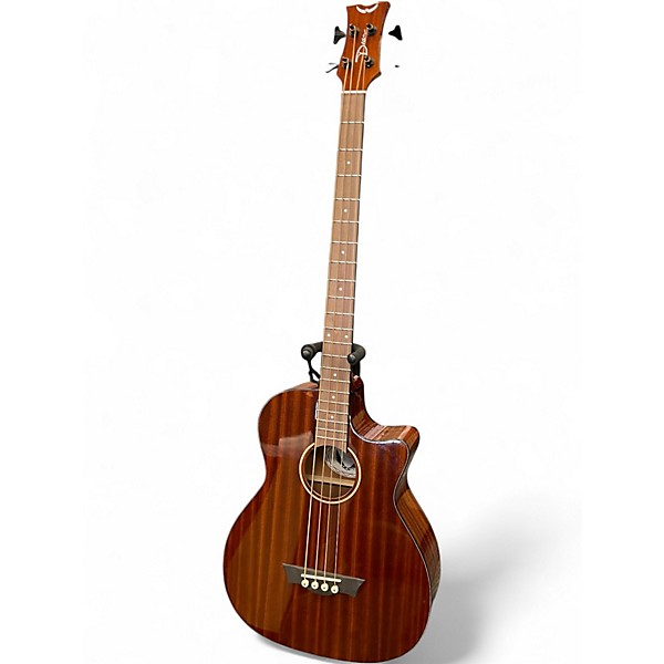 Used Dean AXEAB Brown Acoustic Bass Guitar