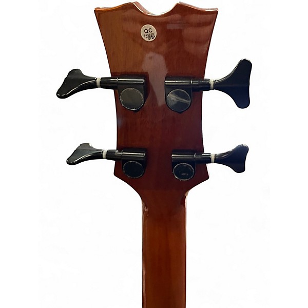 Used Dean AXEAB Brown Acoustic Bass Guitar