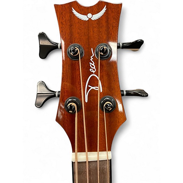 Used Dean AXEAB Brown Acoustic Bass Guitar