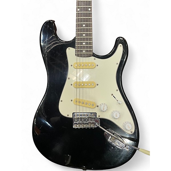 Used Hondo H7600 CMB STRAT Black and White Solid Body Electric Guitar