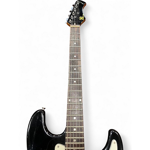 Used Hondo H7600 CMB STRAT Black and White Solid Body Electric Guitar