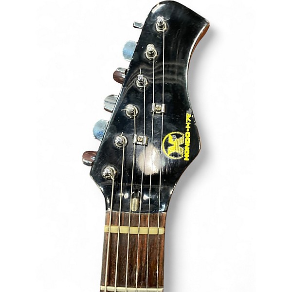 Used Hondo H7600 CMB STRAT Black and White Solid Body Electric Guitar