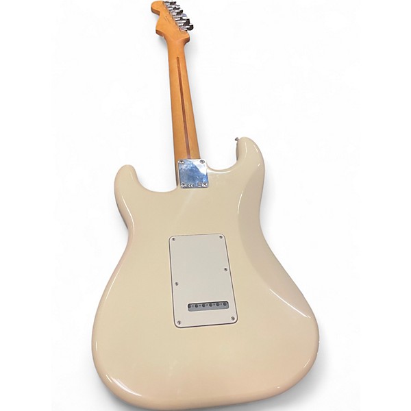 Used Fender Standard Stratocaster Cream Solid Body Electric Guitar