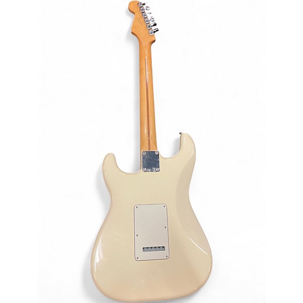 Used Fender Standard Stratocaster Cream Solid Body Electric Guitar