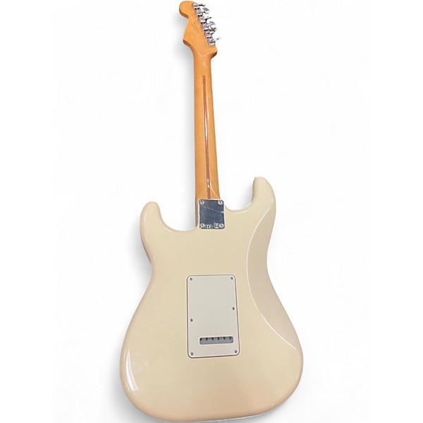 Used Fender Standard Stratocaster Cream Solid Body Electric Guitar