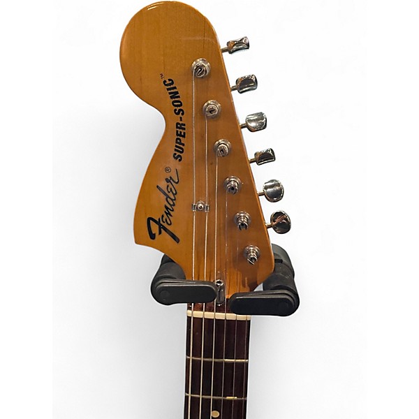 Used Fender Pawn Shop Super Sonic Gunmetal Flake Solid Body Electric Guitar