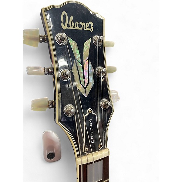 Used Ibanez LES PAUL CUSTOM Black Solid Body Electric Guitar