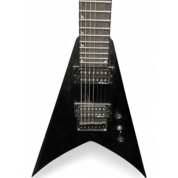 Used Jackson JS22 7 King V Black Solid Body Electric Guitar