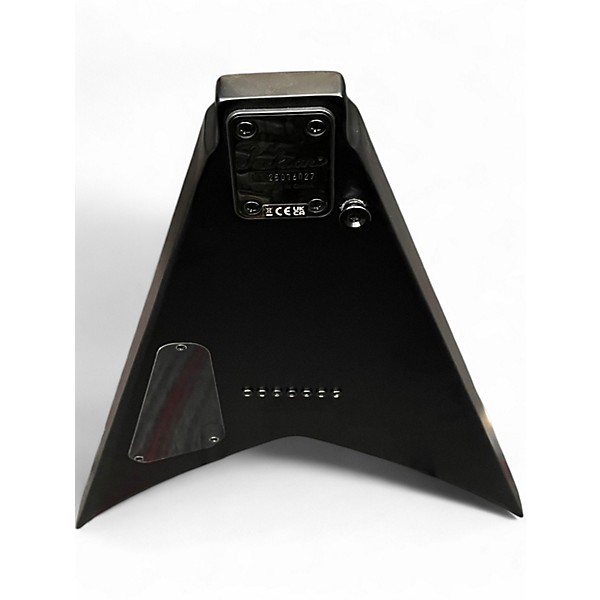 Used Jackson JS22 7 King V Black Solid Body Electric Guitar