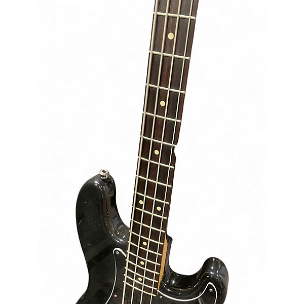 Used Fender Standard Precision Bass Black Electric Bass Guitar