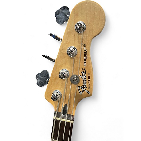 Used Fender Standard Precision Bass Black Electric Bass Guitar