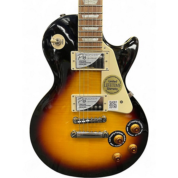 Used Epiphone Les Paul Standard Pro Sunburst Solid Body Electric Guitar