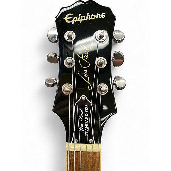 Used Epiphone Les Paul Standard Pro Sunburst Solid Body Electric Guitar