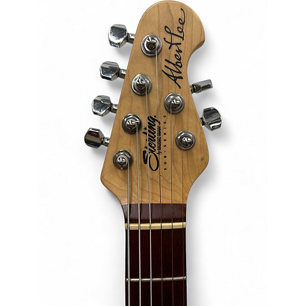 Used 2012 Sterling by Music Man Sub AX3 Axis Blue Solid Body Electric Guitar