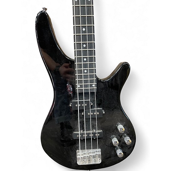 Used Minsine Electric Bass Black Electric Bass Guitar
