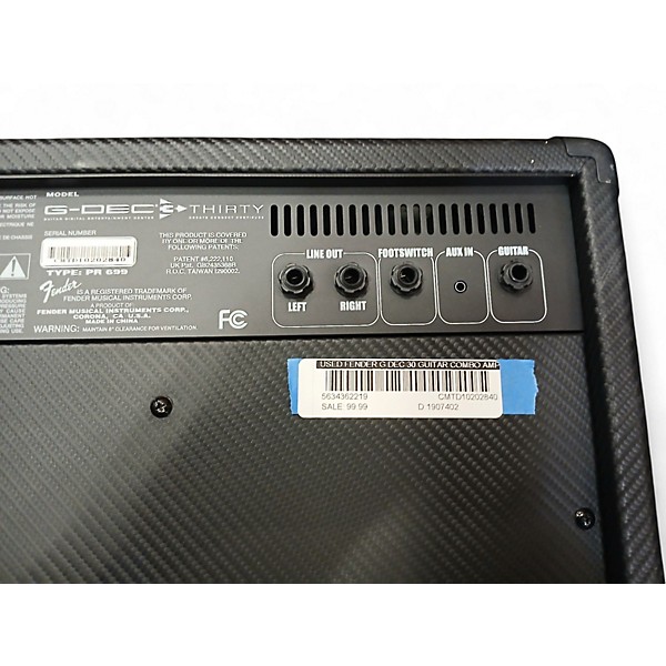 Used Fender G Dec 30 Guitar Combo Amp