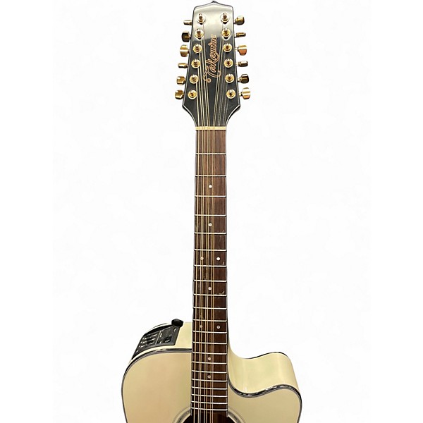Used Takamine gd35ce12pw Alpine White 12 String Acoustic Electric Guitar