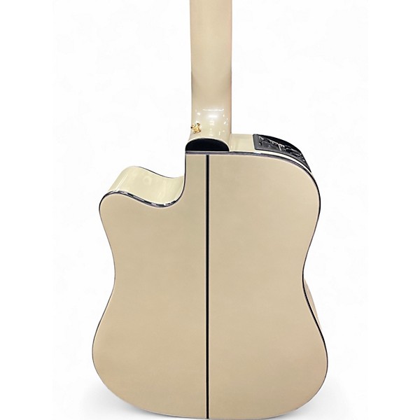 Used Takamine gd35ce12pw Alpine White 12 String Acoustic Electric Guitar