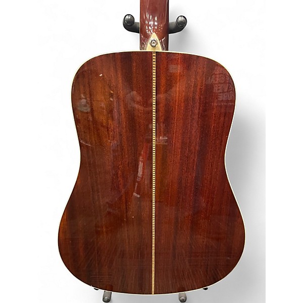 Used Washburn d10slh Natural Acoustic Guitar