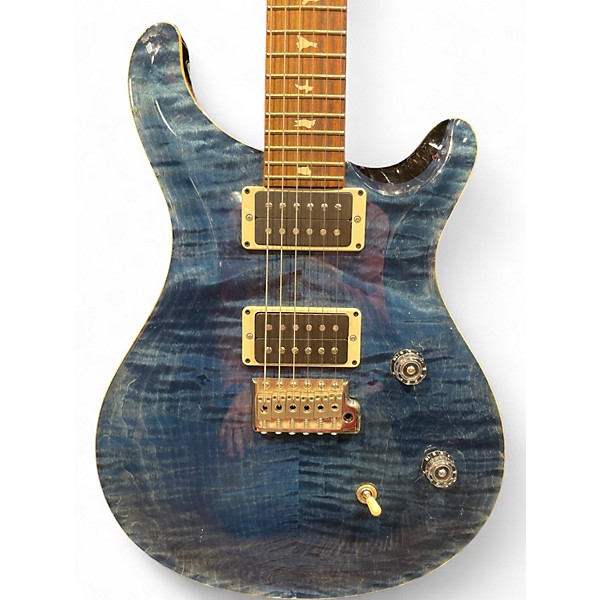Used PRS CE24 Blue Solid Body Electric Guitar