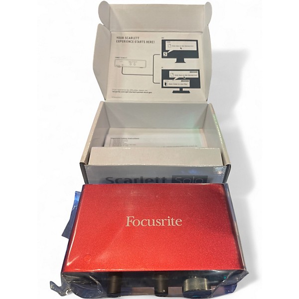 Used Focusrite Scarlett Solo Gen 3 Audio Interface