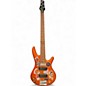 Used Ibanez GSR205 5 String Orange Electric Bass Guitar thumbnail