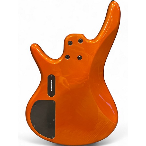 Used Ibanez GSR205 5 String Orange Electric Bass Guitar