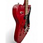 Used Fender JA90 Jim Adkins Thinline Telecaster Crimson Red Trans Hollow Body Electric Guitar