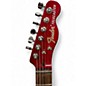 Used Fender JA90 Jim Adkins Thinline Telecaster Crimson Red Trans Hollow Body Electric Guitar