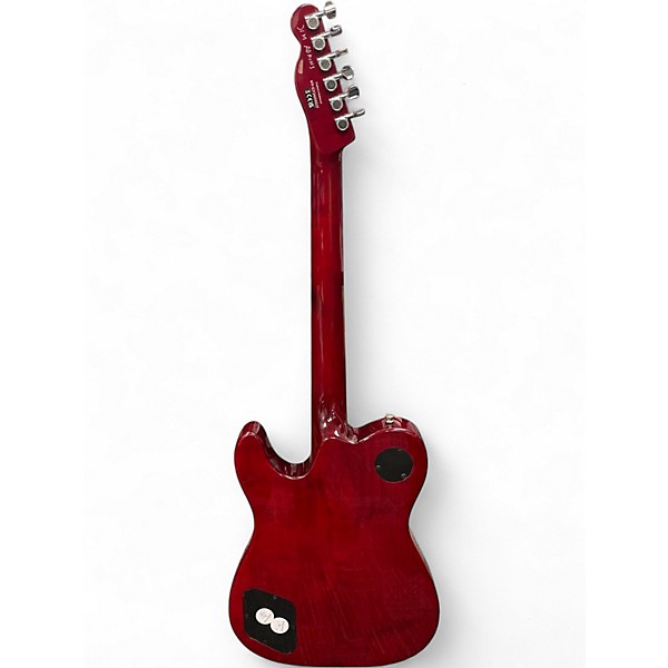 Used Fender JA90 Jim Adkins Thinline Telecaster Crimson Red Trans Hollow Body Electric Guitar