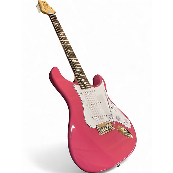 Used PRS SE Silver Sky Pink Solid Body Electric Guitar