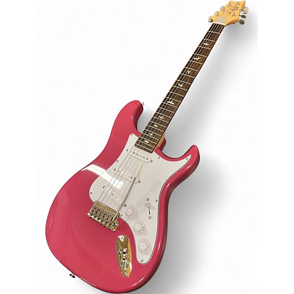 Used PRS SE Silver Sky Pink Solid Body Electric Guitar