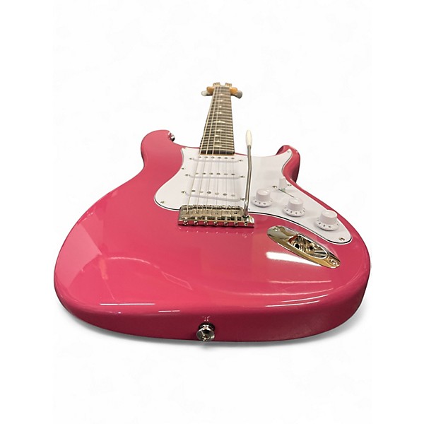 Used PRS SE Silver Sky Pink Solid Body Electric Guitar