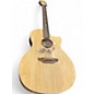 Used Luna bamboo gae Natural Acoustic Electric Guitar thumbnail
