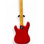 Vintage 1980s Fender Bullet Bass Deluxe Red Electric Bass Guitar