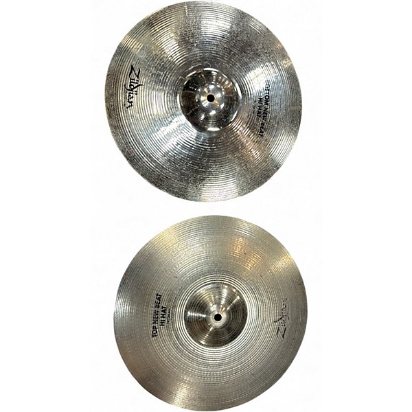 Used Zildjian 14in NEW BEAT PLATINUM PAIR Cymbal