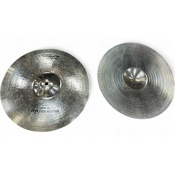 Used Zildjian 14in NEW BEAT PLATINUM PAIR Cymbal