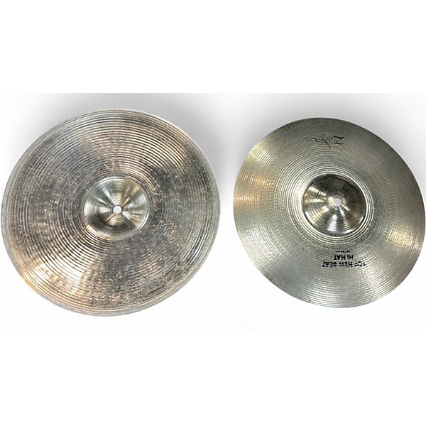 Used Zildjian 14in NEW BEAT PLATINUM PAIR Cymbal